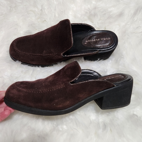 Hush Puppies Shoes Hush Puppies Suede Leather Mules Poshmark